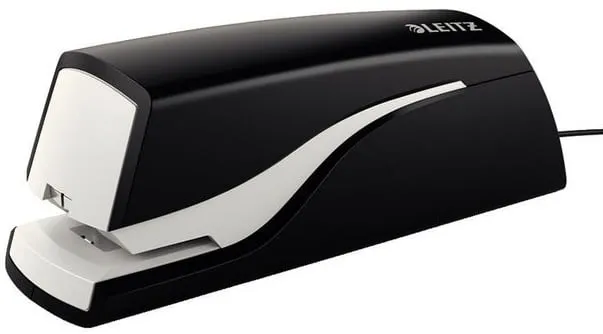 Begränsat antal Elhäftare Leitz 5532 svart, 10ark