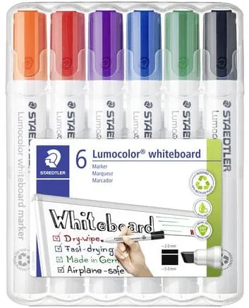 Säker betalning Whiteboardpenna LUMOCOLOR 351B sned 6/fp