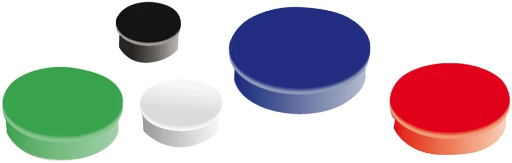 Magnet rund 30mm bl.fär 10/fp Begränsat antal