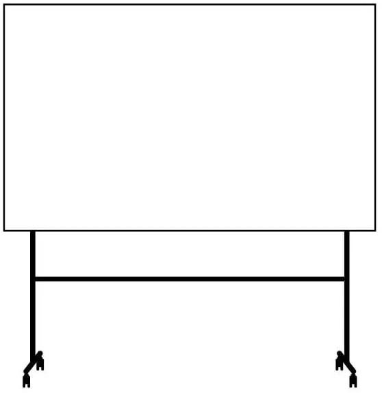 Säker betalning Whiteboard Lintex ONE Mobil Svart, 200x120cm