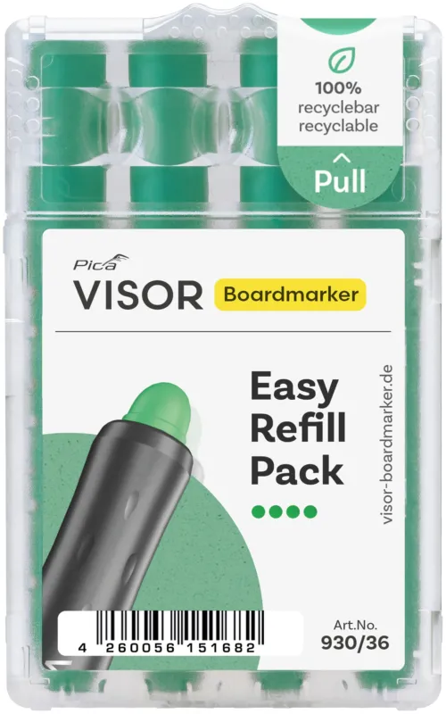 Sänkt pris WB Marker refill Pica Visor Easy green (4)