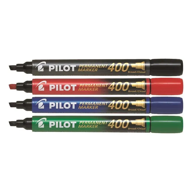 Märkpenna Pilot 400 Skuren 2-5mm, 4 färger Fri frakt