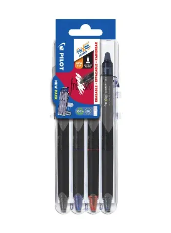 Endast denna vecka Kulspetspenna Pilot FriXion Point Clicker 4-färg, 0,5mm