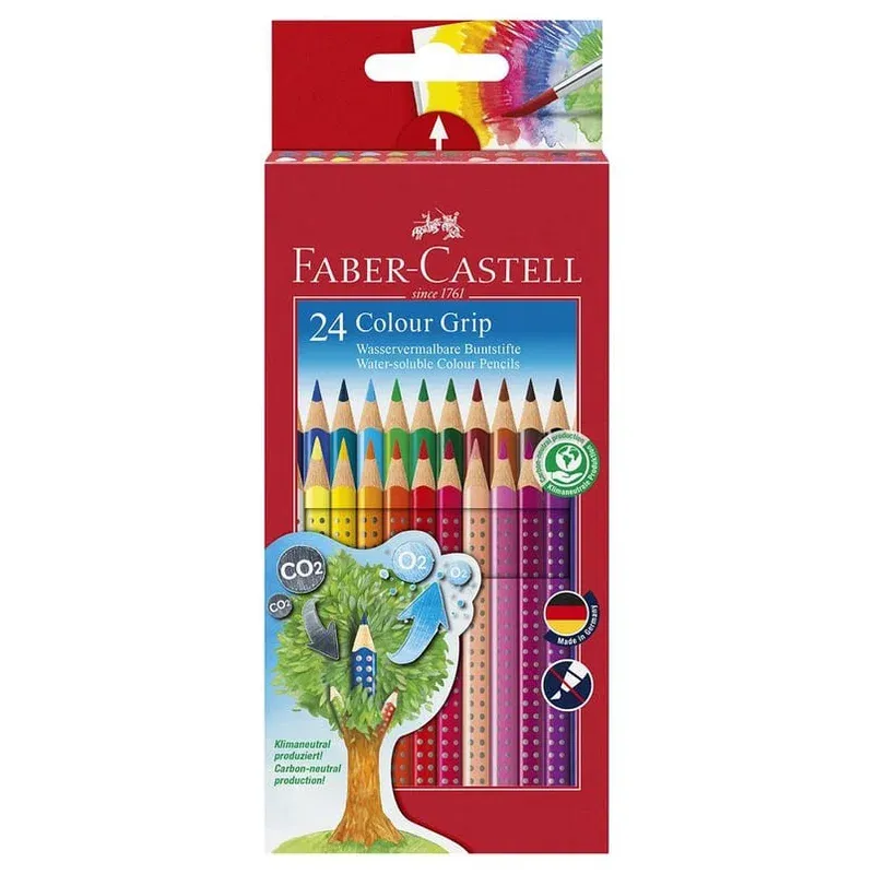 Färgpenna Blyerts Faber-Castell Grip, 24 st/fp Lägg i varukorgen
