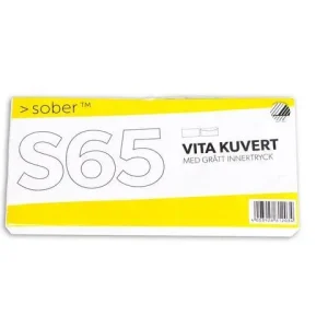 Kuvert konsument fp S65 FH vit 50/fp Sista chansen