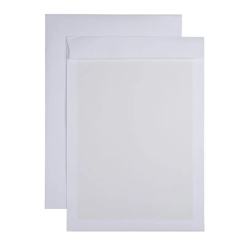 Endast denna vecka Pappryggspåse C4 stripseal vit 120/450g, 125/fp