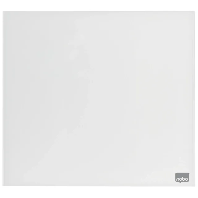 Begränsat antal Glastavla Nobo 30x30 cm Vit