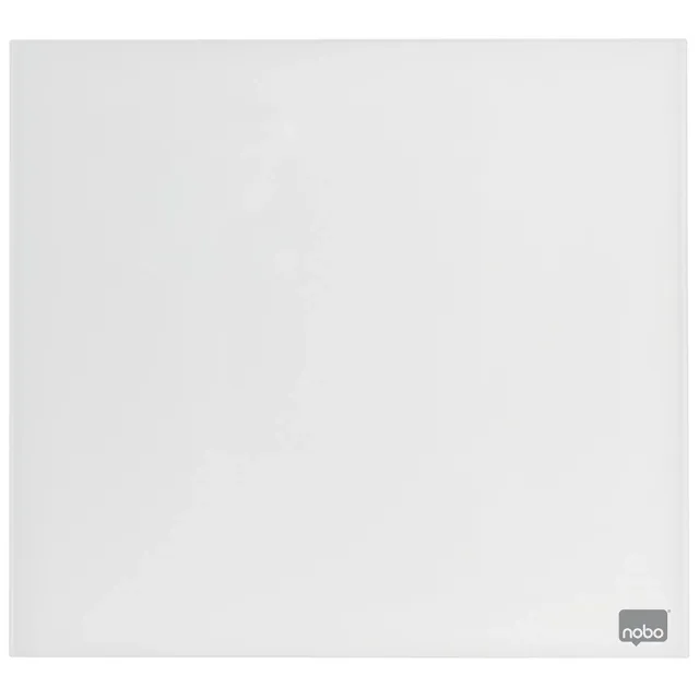 Glastavla Nobo 45x45 cm Vit Outlet