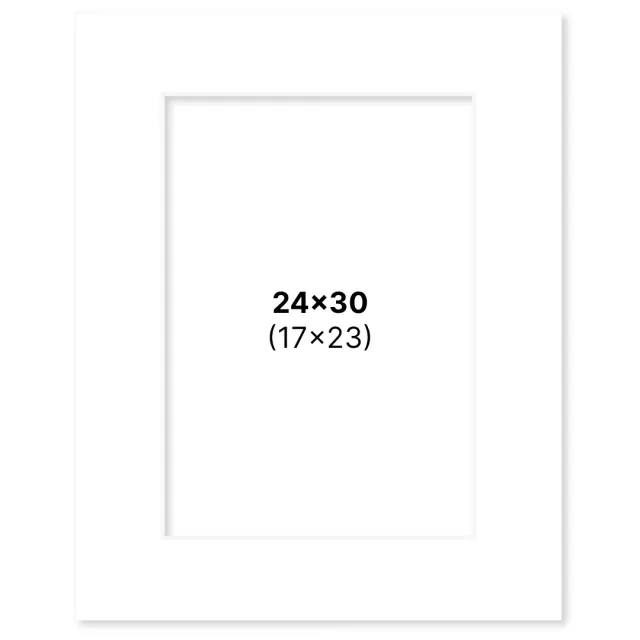 Snabb frakt Passepartout Vit 24x30 cm