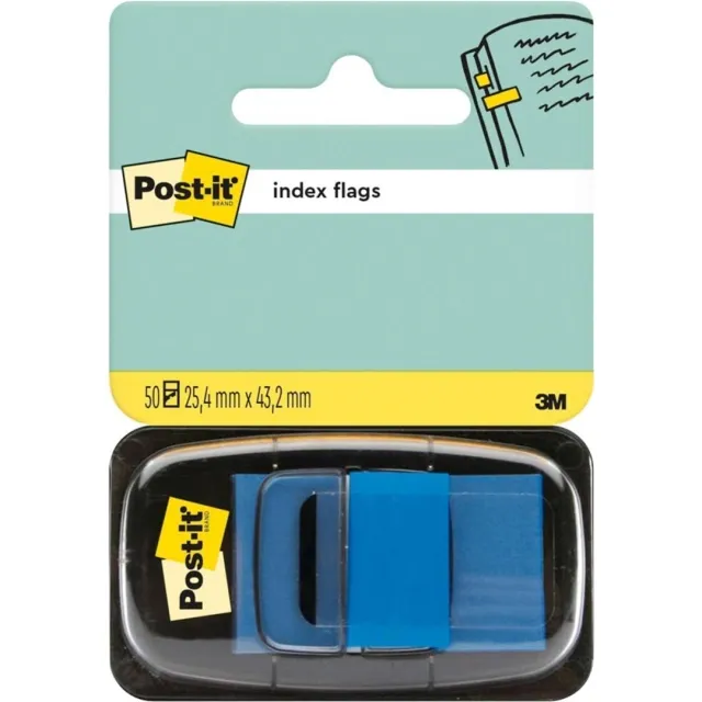 Post-It Indexflikar 25,4x43,2 mm Blå Köp online