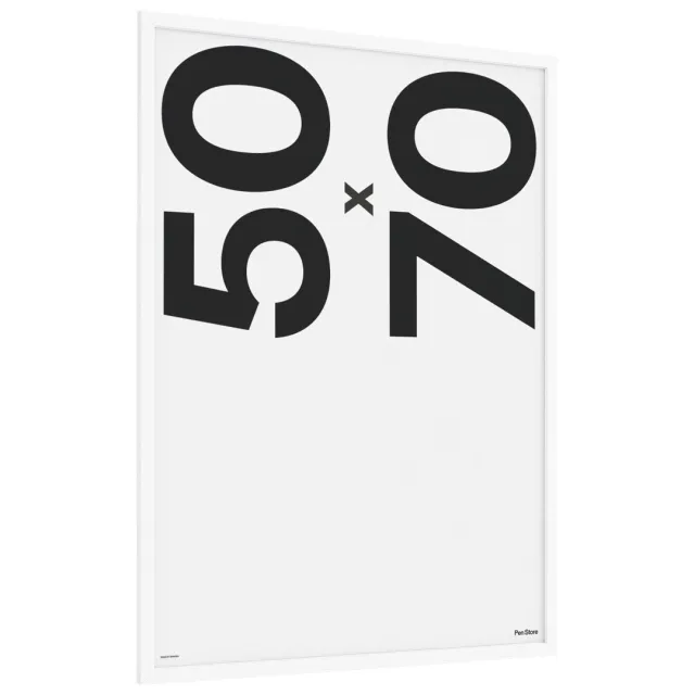 Träram Vit 50x70 cm Bästa pris