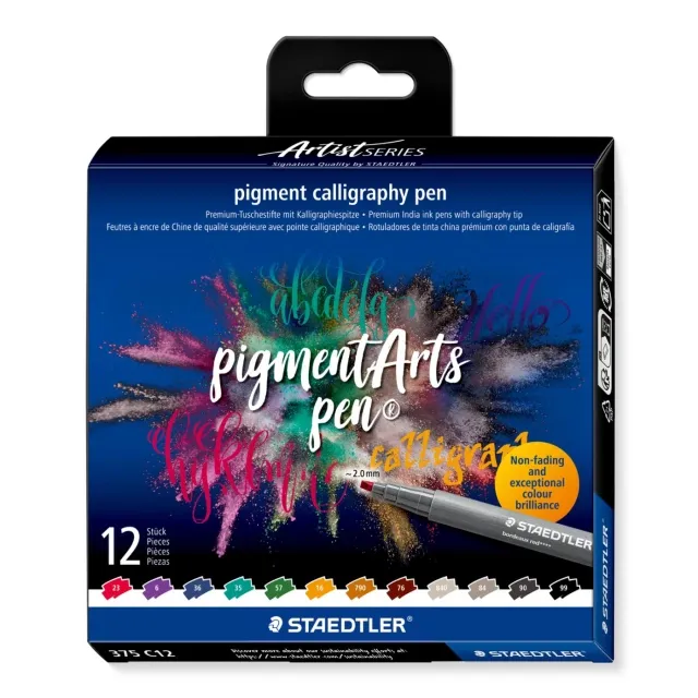 Pigment Arts Kalligrafipennor 12-set Populär