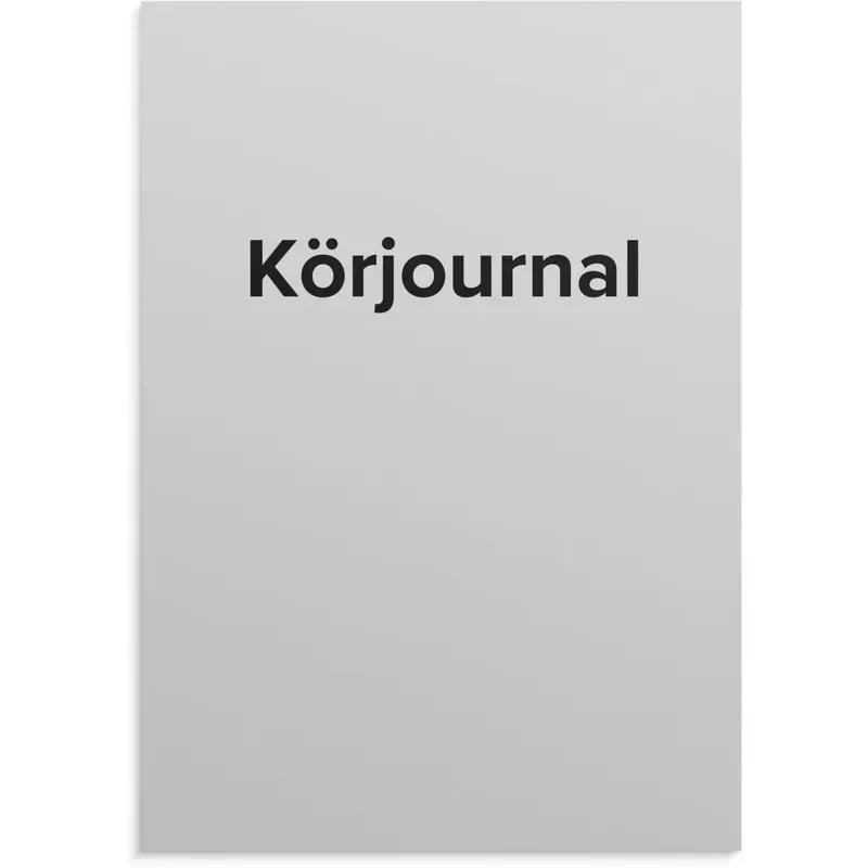 Populärt val Körjournal häfte 32 sidor A5