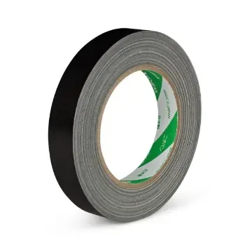 Rabatter Vävtejp Nichiban svart 19mm