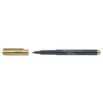 Märkpenna Faber-Castell Metallic Marker Guld 1,5mm Trygg betalning