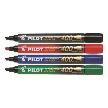 Fri frakt Märkpenna Pilot 400 Skuren 2-5mm 4 färger