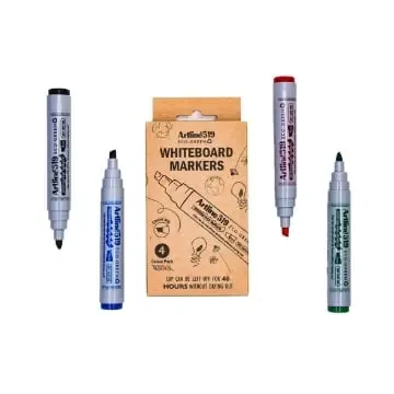 Nyhet Whiteboardpenna Artline 519 ECO-GREEN Sneddskuren 4 Färger