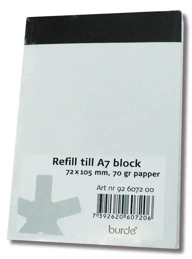 Bästa pris Refill journalistblock A7 2/fp