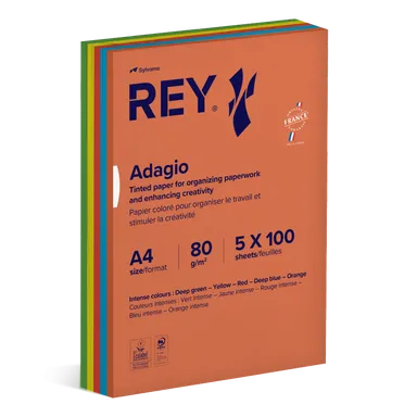 Färgat kopieringspapper A4 80g intense 500/fp Rea