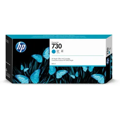 Bläckpatron HP 730 cyan 300 ml Populärt val
