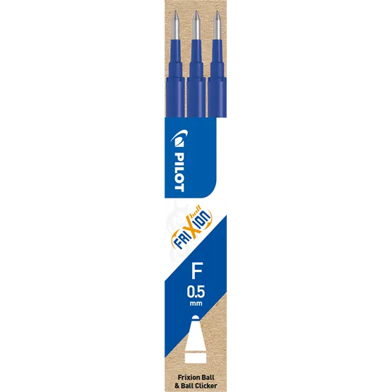 Beställ nu Kulpatron Frixion 0,5mm Blå 3st/fp BLS-FR5-S3-L