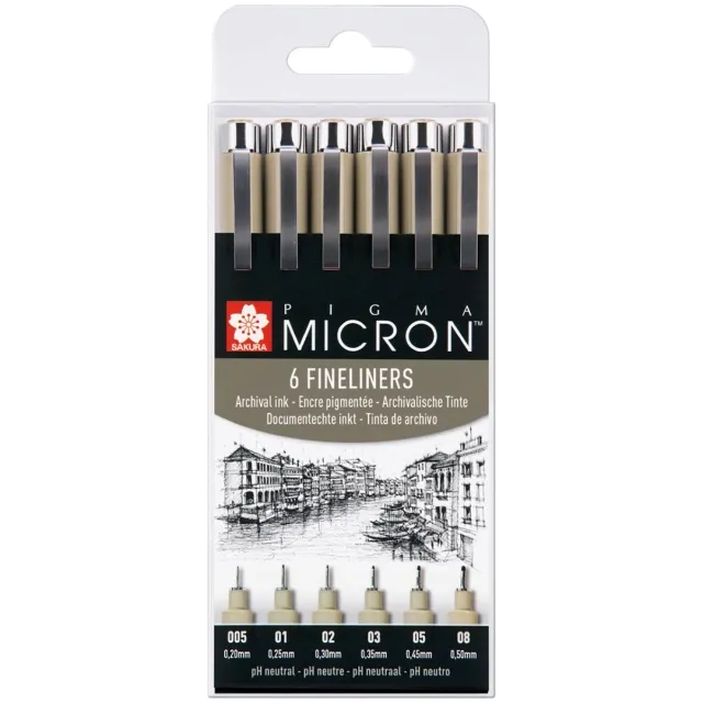 Pigma Micron Fineliner 6-set Handla nu