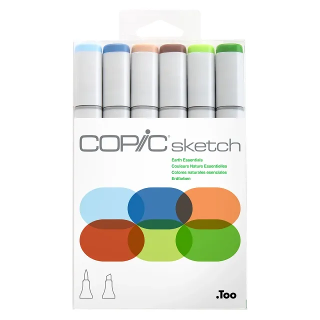 Endast idag Sketch 6-pack Earth Essentials