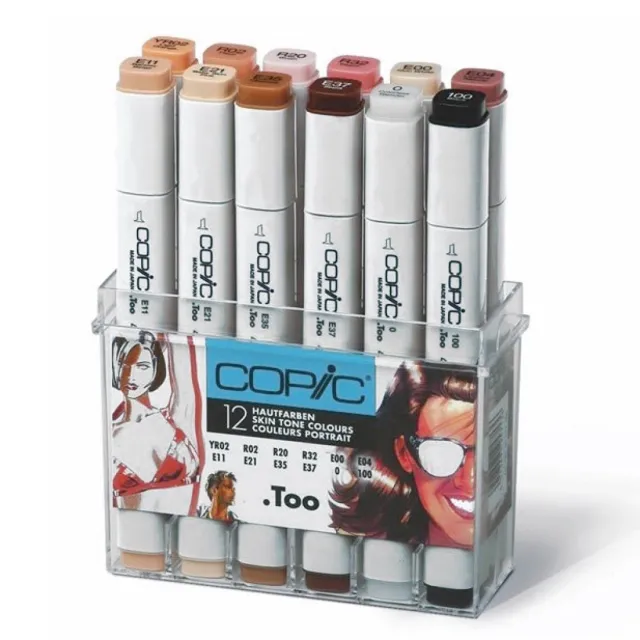 Classic 12-set Skin tones Fri frakt