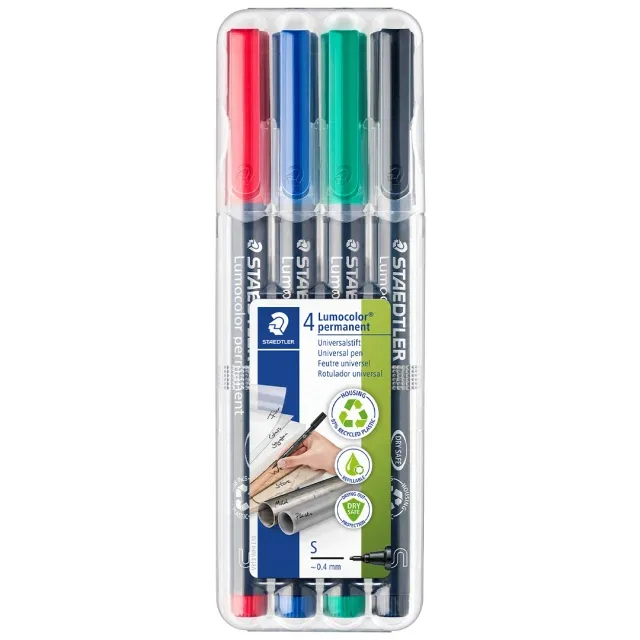 Endast idag 4-pack Lumocolor permanent Superfine
