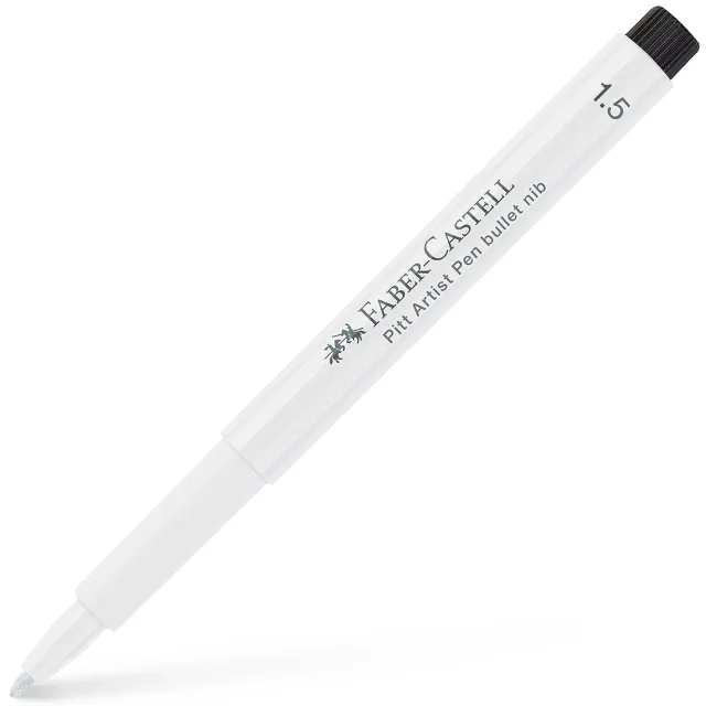India Ink Pitt Artist Pen White 1.5 mm Köp online