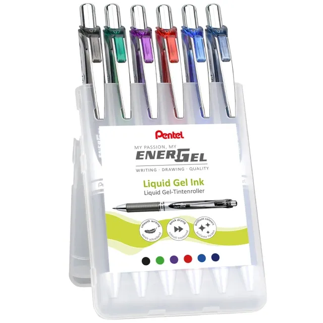 Fynd Energel BL77 Rollerballpenna 0.7 6-set