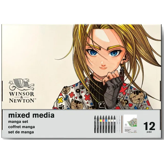 Mixed Media Graphic Art Manga 12-set Erbjudandepris