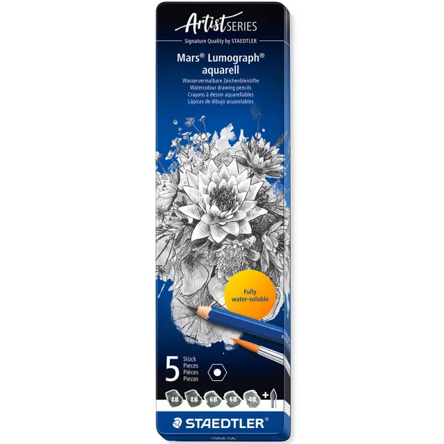Mars Lumograph Aqua 5-pack Rea