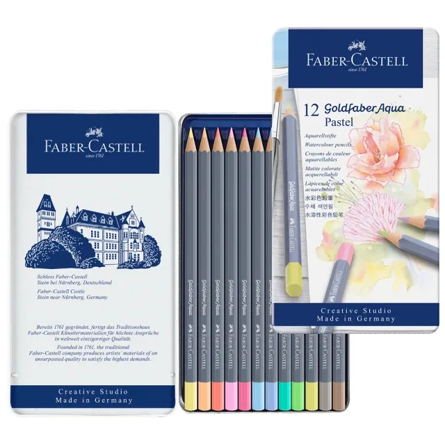 Goldfaber Aqua Akvarellpennor 12-set Pastell Kampanjpris