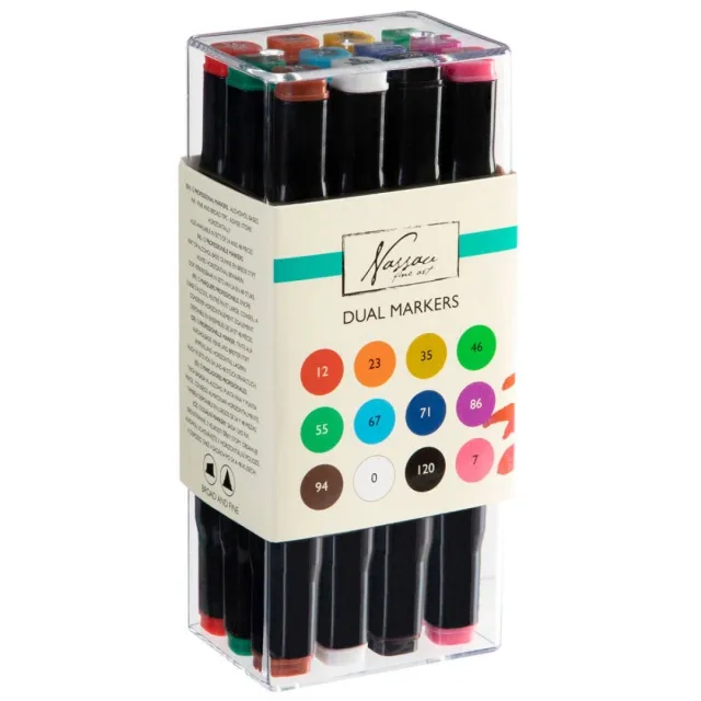 Rea Dual-tip Marker 12-set