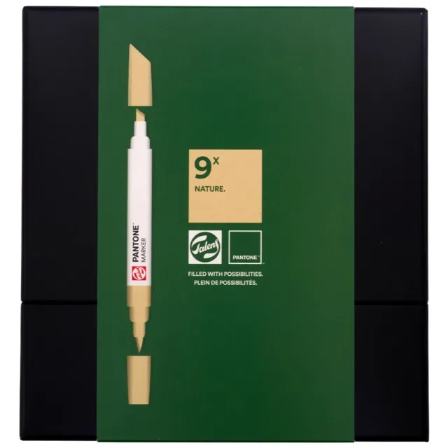 Säker betalning Marker 9-set Nature