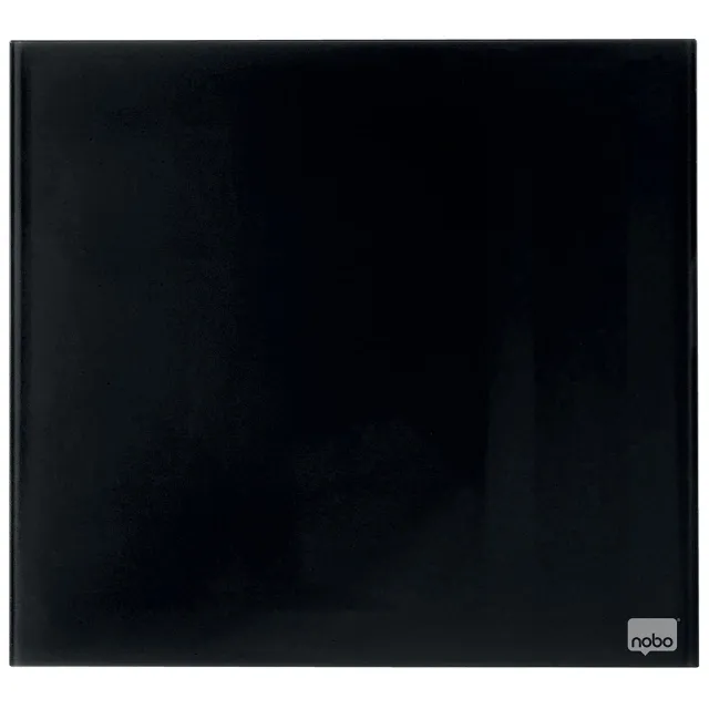 Glastavla Nobo 45x45 cm Svart Populär