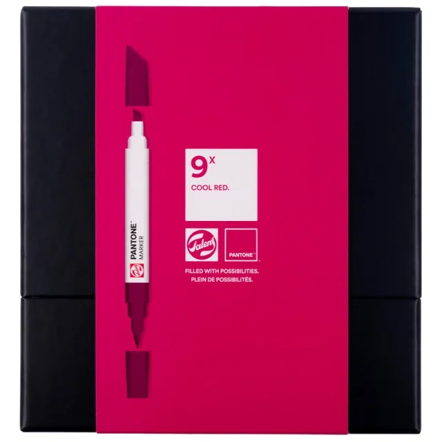 Marker 9-set Cool Red Fynd