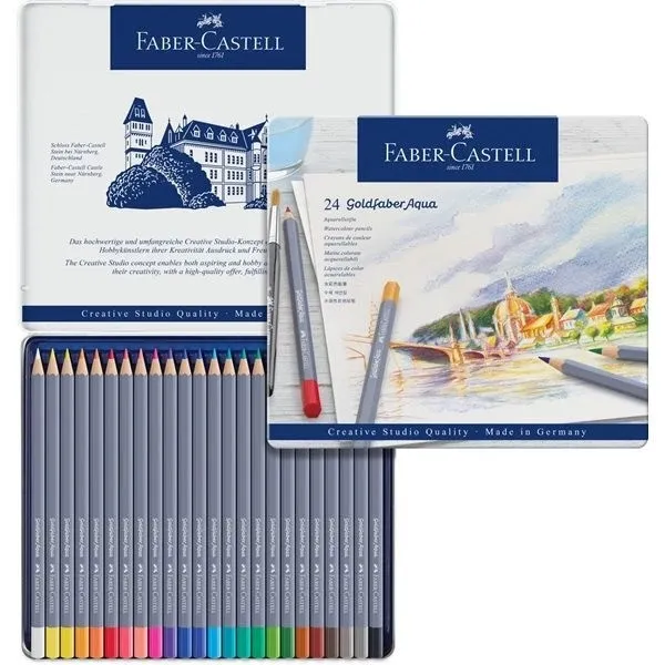 Goldfaber Aqua Akvarellpennor 24-set Fynd