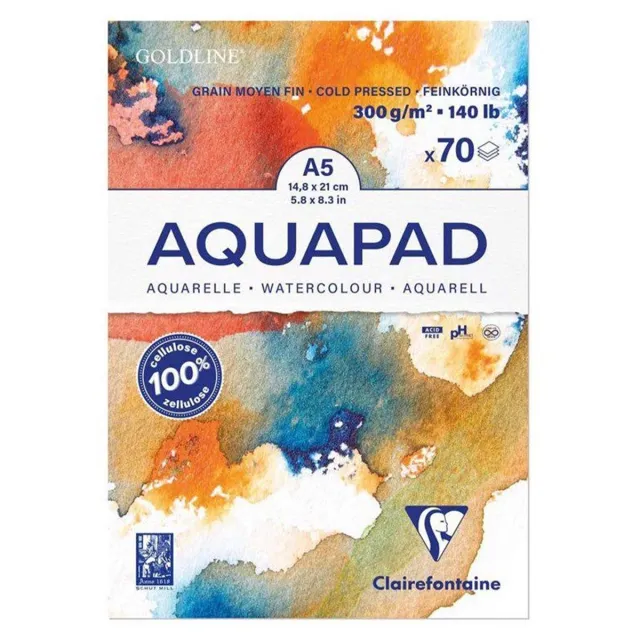 Endast denna vecka Aquapad Akvarellblock 300g A5