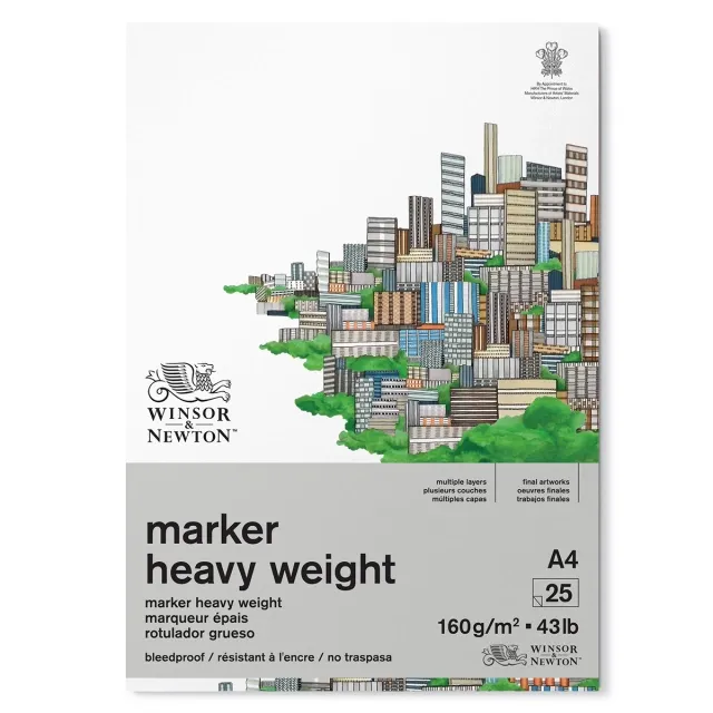 Markerblock Heavyweight A4 160g Kampanjpris