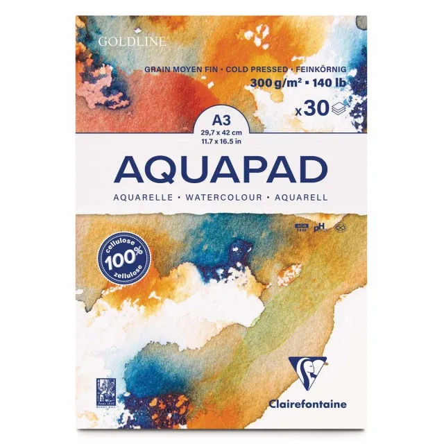 Beställ nu Aquapad Akvarellblock 300g A3