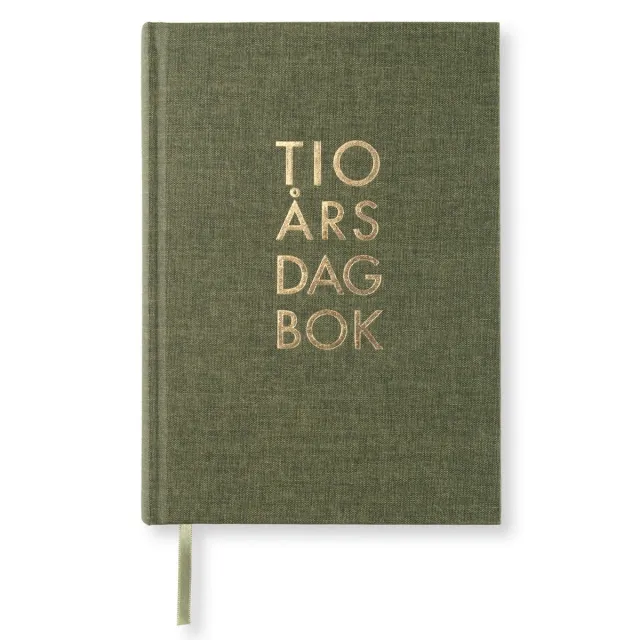 Rabatter 10-årsdagsbok A5 Khaki Green