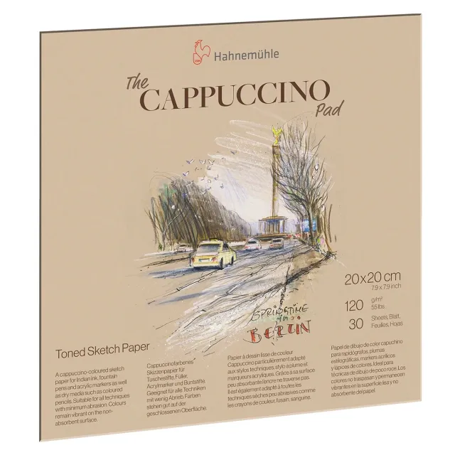 Sänkt pris The Cappuccino Pad Skissblock 20x20 cm 120g