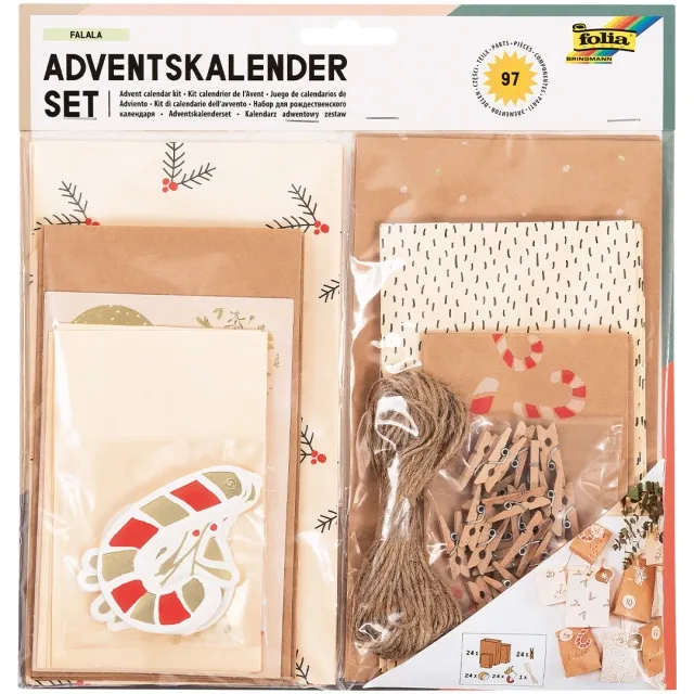 Sista chansen Papperspåsar till Adventskalender 24-pack