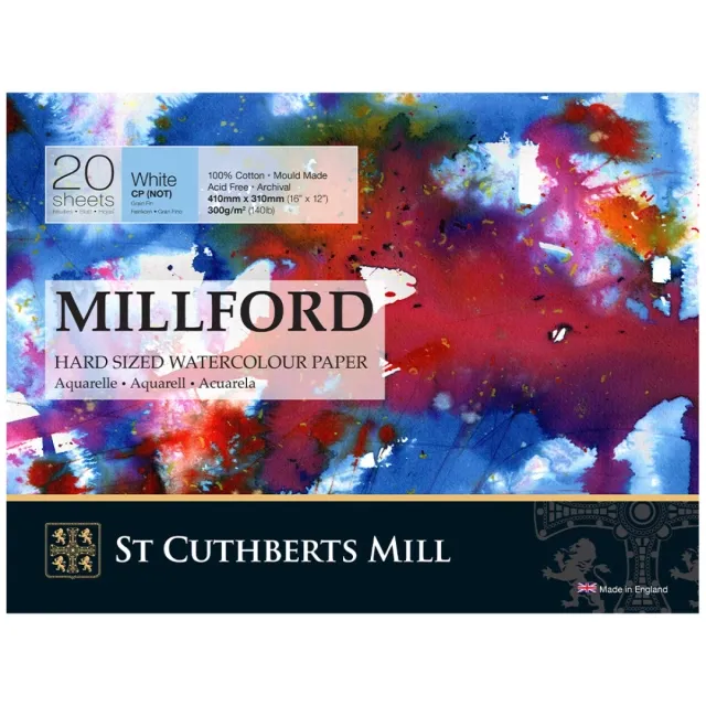 Millford Akvarellblock 410x310 mm 300g CP Bästa pris
