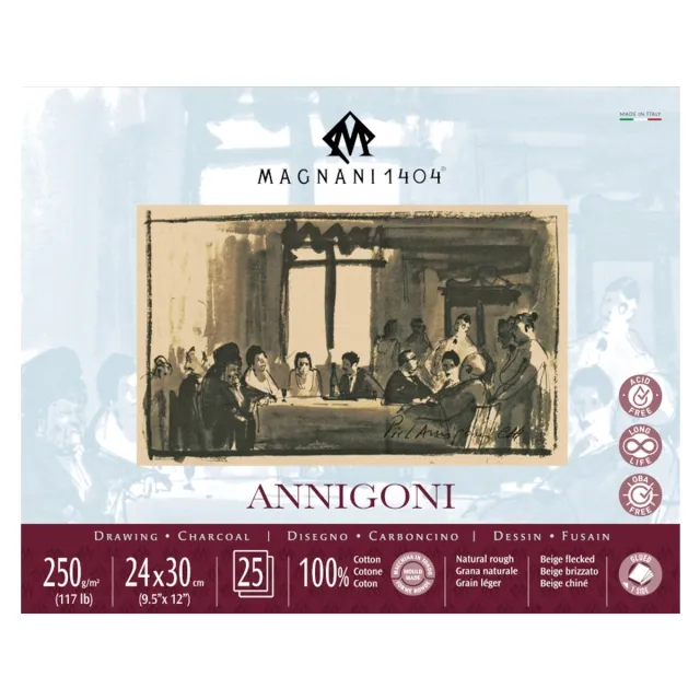 Ritblock Annigoni 250g 24x30 cm 25 ark Billig