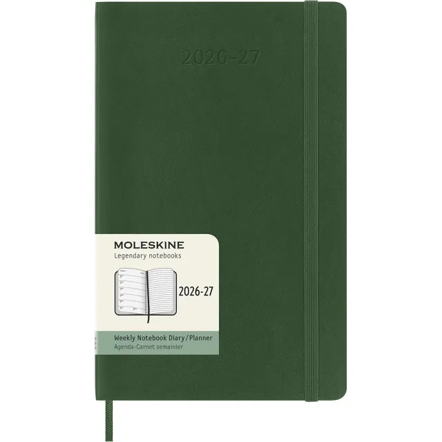 Kalender 18M WeekNote Soft Cover Large Myrtle Green Kampanj