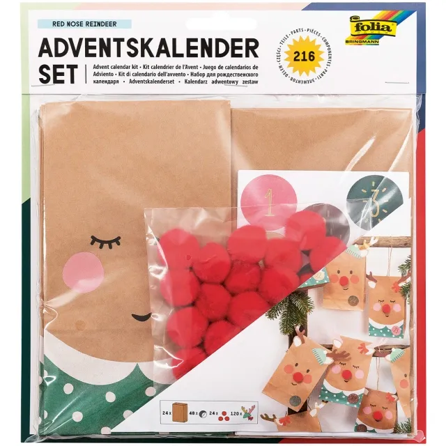 Rea Papperspåsar till Adventskalender Natur 24-pack