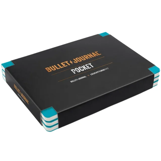 Expressleverans Bullet Journal Pocket 3-pack Turquoise25